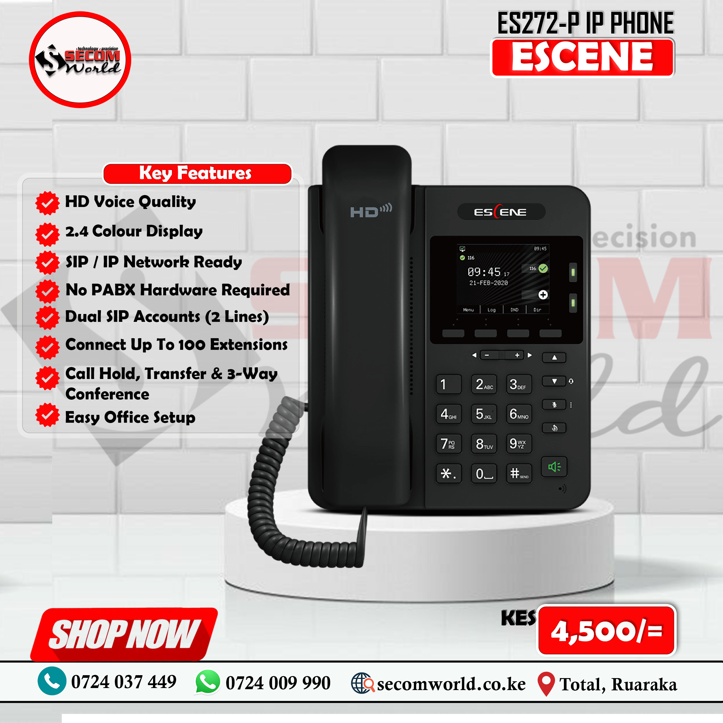 ESCENE ES272-P IP PHONE - Image 4